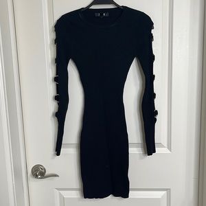 Long sleeve Black Dress